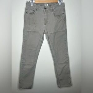 Flint &Tinder Men’s Taupe Canvas Work Pants Size 30 (see pics)